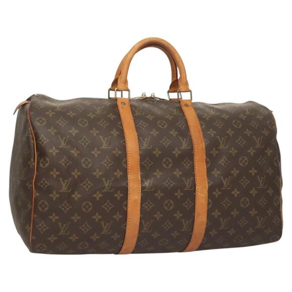 LOUIS VUITTON Monogram Keepall 50 Boston Bag M41426 - Picture 1 of 16